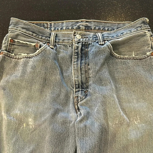 LEVI’S 550 Distressed Jeans Size W34 L30 - Picture 3 of 14